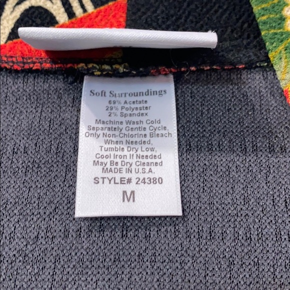 Soft Surroundings Floral Kimono Sleeve Jacket - Picture 5 of 9